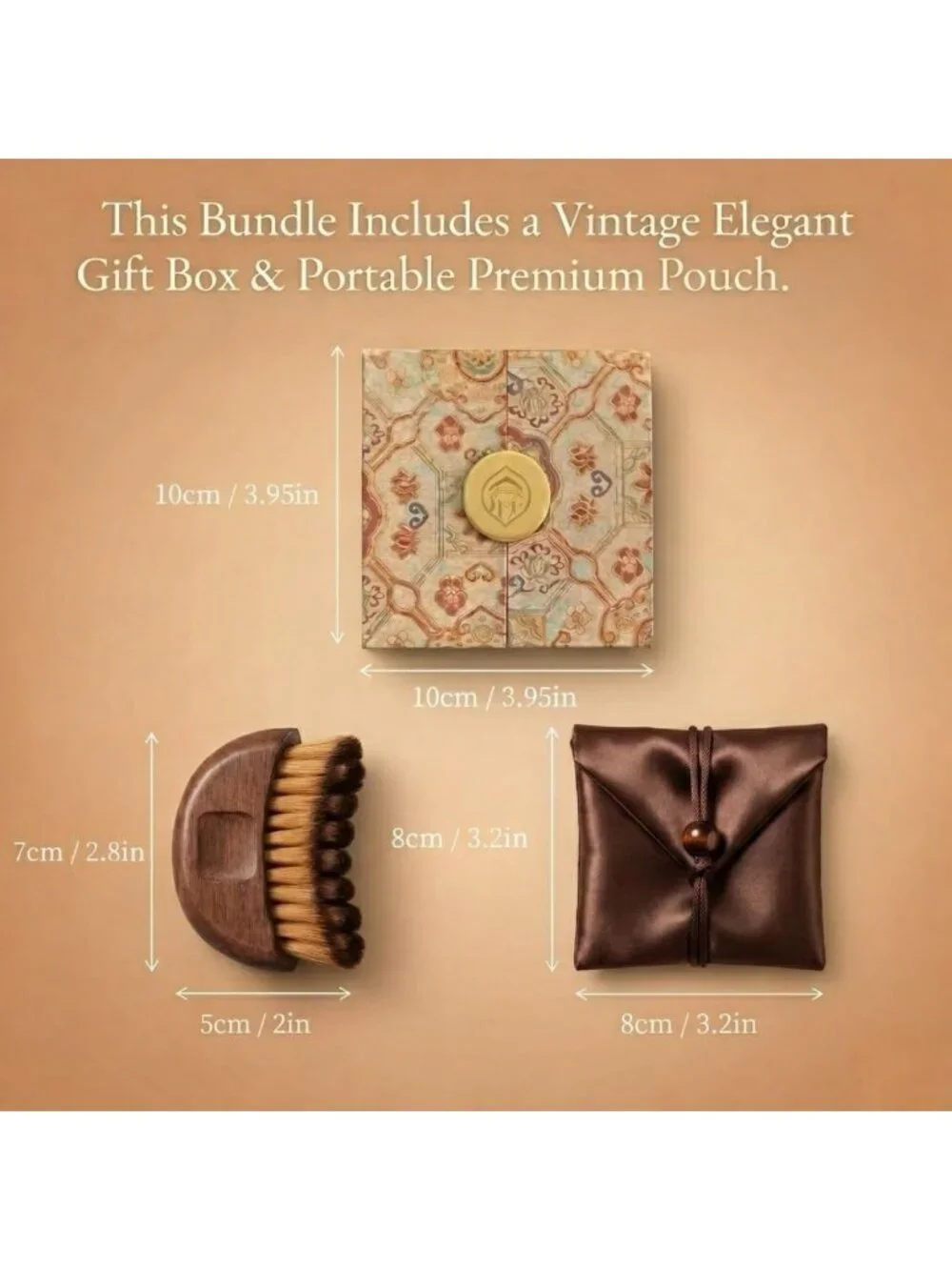 Lymphatic Drainage Face Brush - Wooden Handle, Soft Bristles, Gift-Ready Box